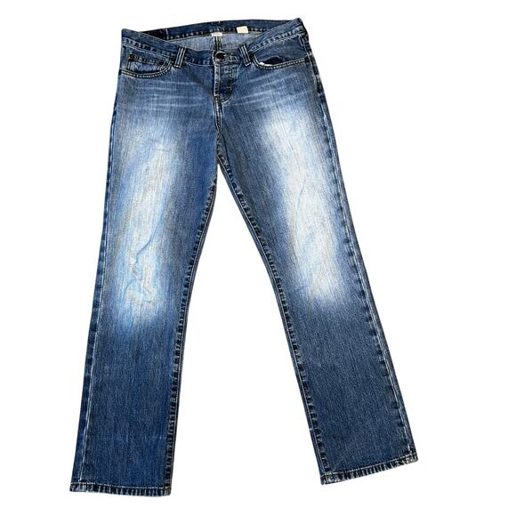 Vintage Abercrombie and Fitch 1892 denim button fly straight jeans women size 4 - Picture 1 of 10